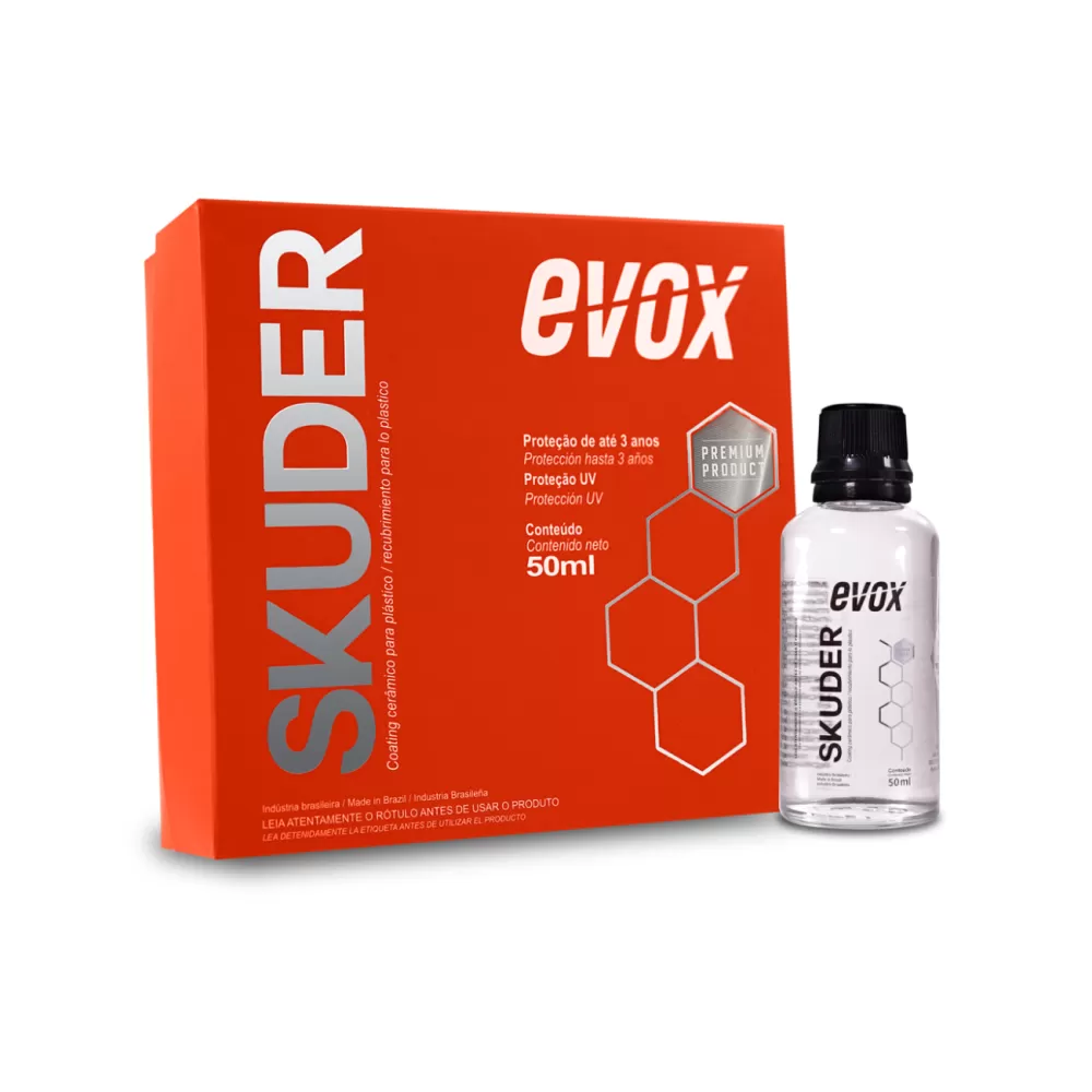 SKUDER CERAMIC COATING PARA O PLÁSTICO EVOX 50ml SKUDER CERAMIC COATING PARA O PLÁSTICO EVOX 50ml